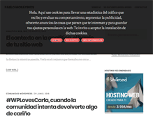 Tablet Screenshot of pablomoratinos.es